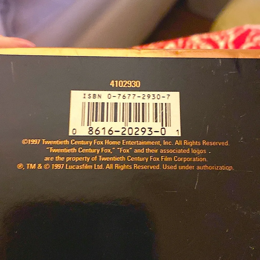 Star Wars Trilogy Special Edition VHS from 1997, 20th Century Fox. Looks unused.